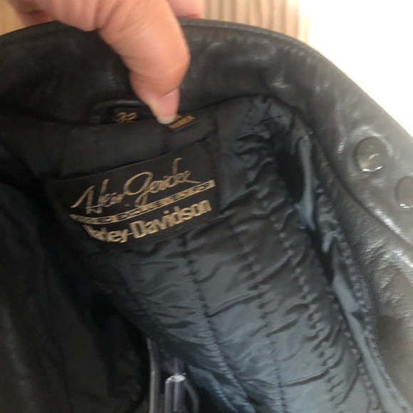 Harley Davidson leather jacket vintage size 32 - Picture 4 of 6